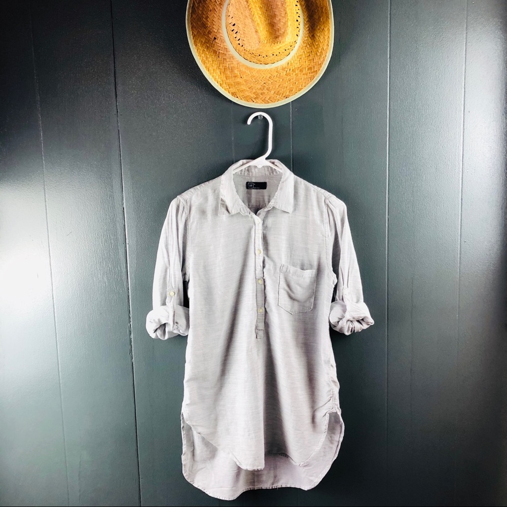 Gap Tunic Heather Grey SZ M